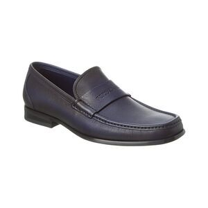 Ferragamo Dupont Leather Loafer, Blue